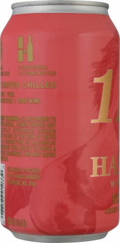 14 Hands Rosé Washington Wine Can Perspective: left