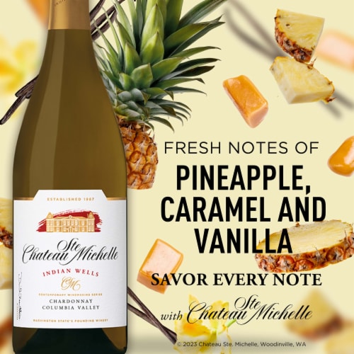 Chateau Ste Michelle Indian Wells Chardonnay White Wine Perspective: left