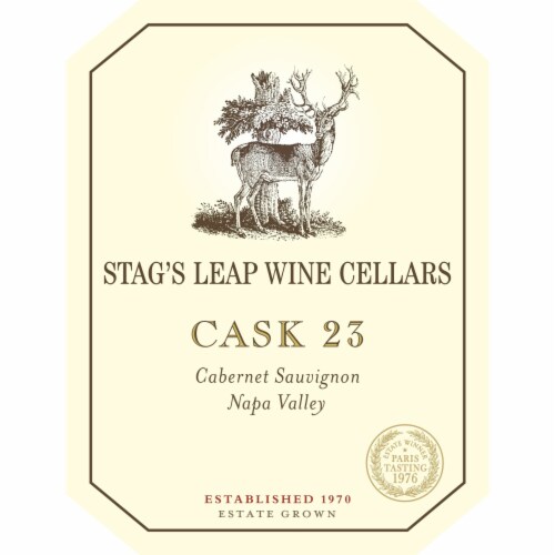 Stag's Leap Wine Cellars Cask 23 Cabernet Sauvignon California Red Wine Perspective: left