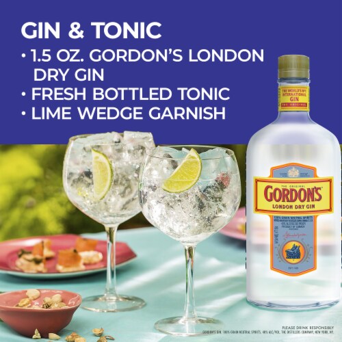 Gordon's Gin/Genever Dry Gin Perspective: left
