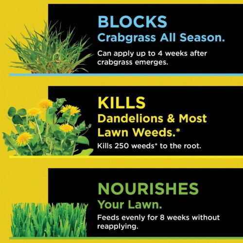 Preen One Lawncare Weed & Feed Lawn Fertilizer For Multiple Grasses 5000 sq ft