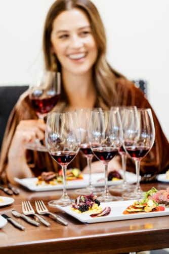 Sterling Vineyards Cabernet Sauvignon Napa Valley Red Wine Perspective: left