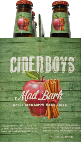 Cider Boys Mad Bark Apple Cinnamon Hard Cider Perspective: left
