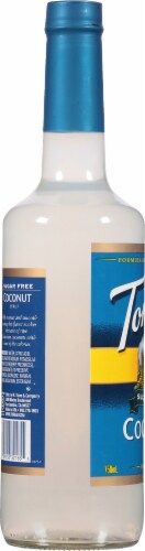 Torani® Sugar Free Coconut Syrup Perspective: left
