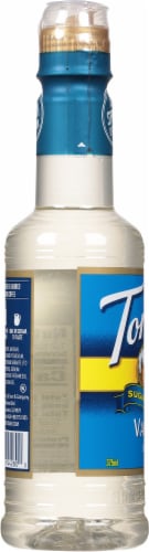 Torani Sugar Free Vanilla Syrup Perspective: left