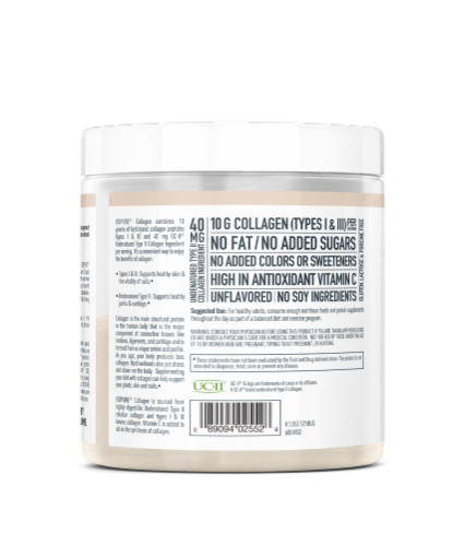 ISOPURE Unflavored Collagen Perspective: left