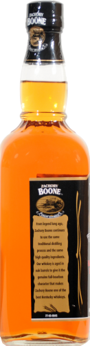 Zachory Boone Bourbon Whiskey Perspective: left