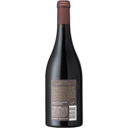 J. Lohr Tower Road Petite Sirah Perspective: left
