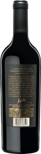 J. Lohr Signature Cabernet Sauvignon Perspective: left
