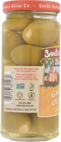 Santa Barbara Olive Co. Garlic Stuffed Olives Perspective: left