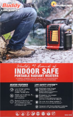 Mr. Heater® Portable Buddy® Outdoor Camping Propane Gas Heater Perspective: left