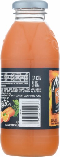 Mistic® Orange Carrot Juice Blend Perspective: left