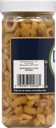 Racconto Sliced Green Olives Perspective: left