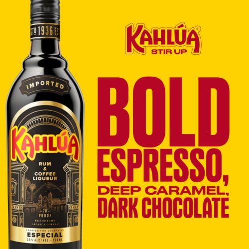 Kahlua Especial Coffee Liqueur Perspective: left