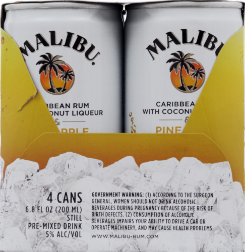 Malibu Pineapple Cocktails Perspective: left