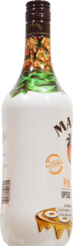 Malibu Pineapple Upside Down Cake Caribean Rum Perspective: left