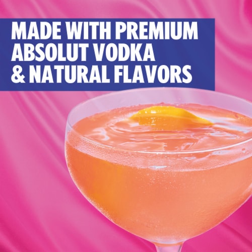 Absolut Classic Cosmopolitan Cranberry Cocktail Perspective: left