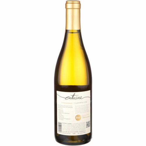 Entwine Chardonnay California White Wine Perspective: left