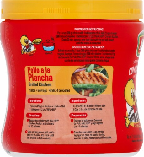 Malher® Chicken Bouillon Perspective: left