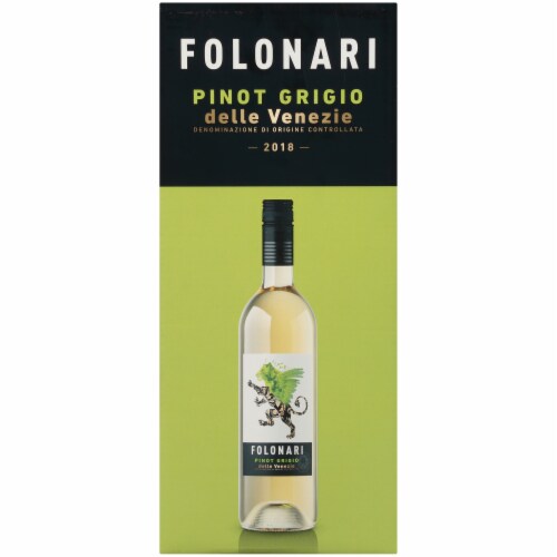 Folonari Pinot Grigio Box Wine Perspective: left