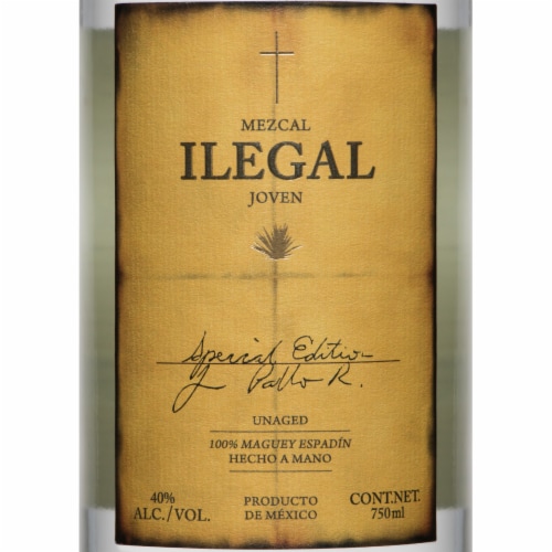 Ilegal Mezcal Joven Perspective: left