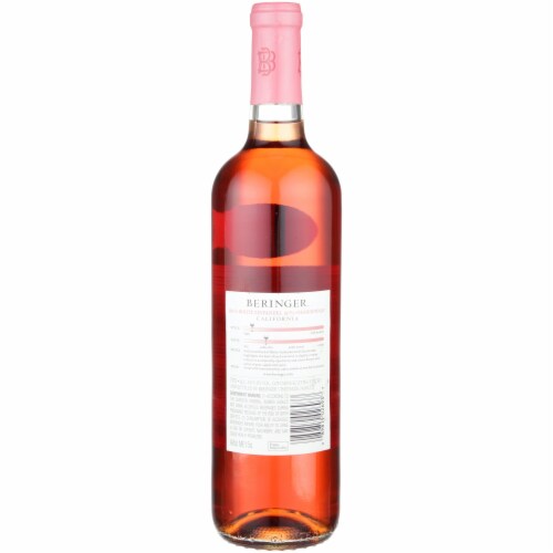 Beringer Main & Vine Premier Vineyard Select White Zinfandel and Chardonnay California Rose Wine Perspective: left
