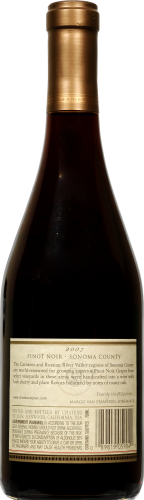 Chateau St. Jean Sonoma County Pinot Noir Perspective: left