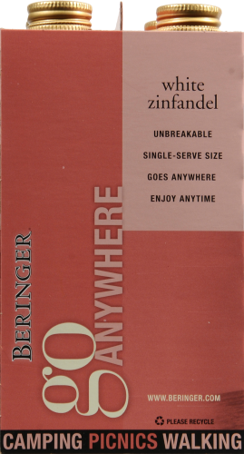 Beringer White Zinfandel Perspective: left