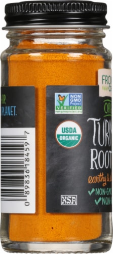 Frontier Organic Ground Turmeric Root Perspective: left
