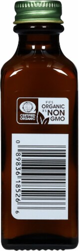 Simply Organic® Almond Extract Bottle Perspective: left