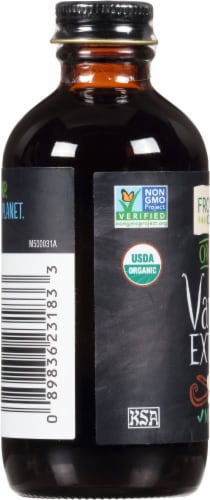 Frontier Organic Vanilla Extract Perspective: left