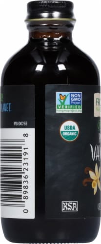 Frontier® Organic Vanilla Flavor Perspective: left