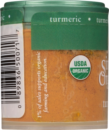 Simply Organic® Ground Turmeric Perspective: left