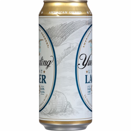 Yuengling® Light Lager Beer Single Can Perspective: left