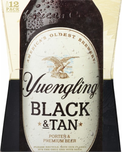 Yuengling Original Black & Tan Porter & Premium Beer Perspective: left
