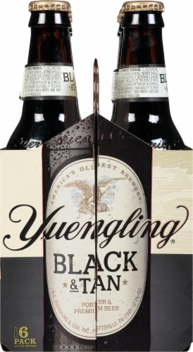 Yuengling® Black & Tan Porter & Premium Beer Bottles Perspective: left