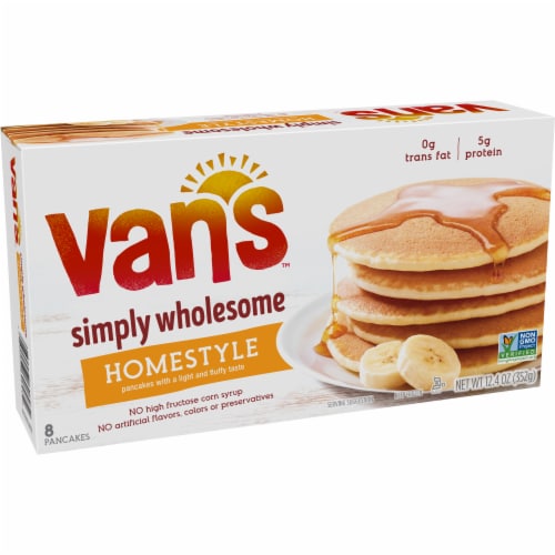 Van's Homestyle Pancakes - 8 ct Perspective: left