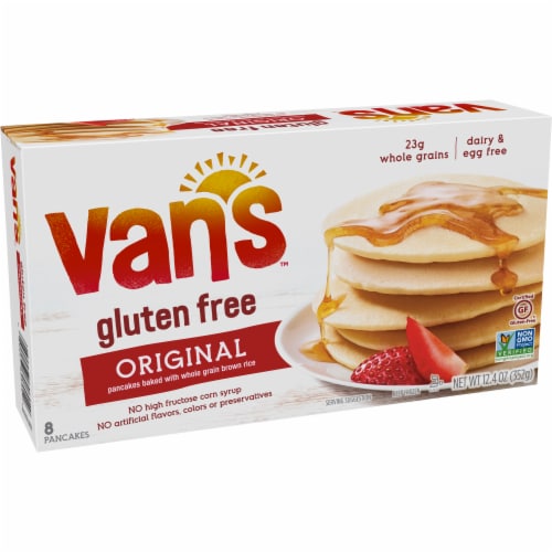 Van's Gluten Free Original Pancakes - 8 ct Perspective: left