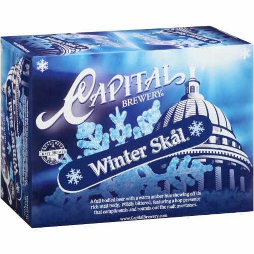 Capital Brewery Winter Skal Seasonal Beer Perspective: left
