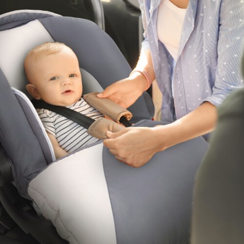 Baby Trend Ally Newborn Baby Infant Car Seat Travel System w/Cover,Gray Magnolia Perspective: left