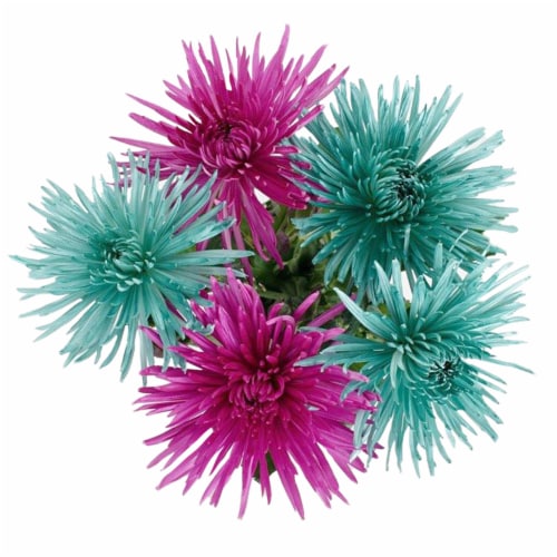 Mother's Day Metallic Disbuds Fresh Flower Bouquet Perspective: left