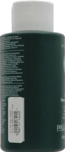 Paul Mitchell Tea Tree Shampoo Perspective: left