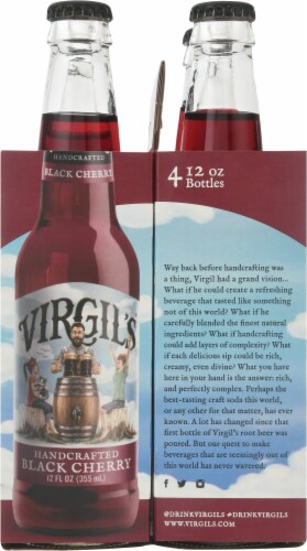 Virgil's Black Cherry Cream Soda Perspective: left