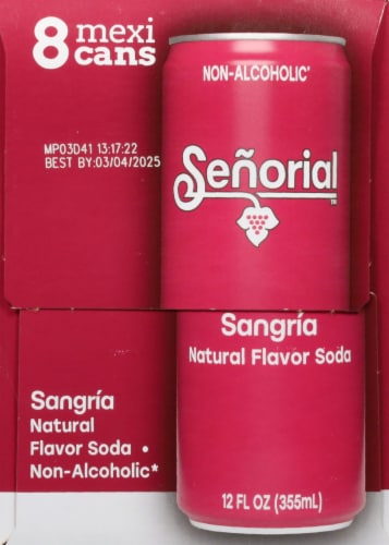 Señorial™ Sangria Soda Cans Perspective: left