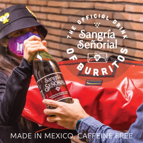 Sangria Senorial Non-Alcoholic Soda Perspective: left