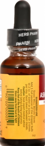 Herb Pharm® Ashwagandha Energy and Vitality Herbal Supplement Perspective: left