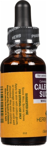 Herb Pharm Calendula Succus Herb Juice Herbal Supplement Perspective: left