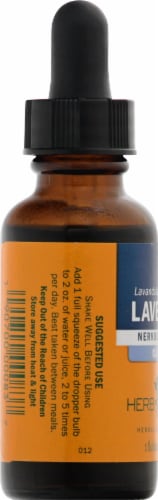 Herb Pharm Lavender Herbal Supplement Perspective: left