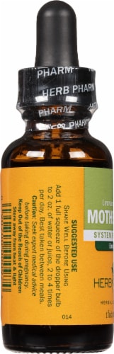 Herb Pharm Motherwort System Restoration Herbal Supplement Perspective: left