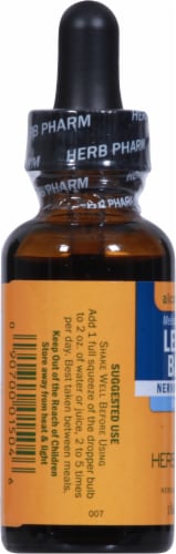 Herb Pharm® Organic Lemon Balm Glycerite Perspective: left